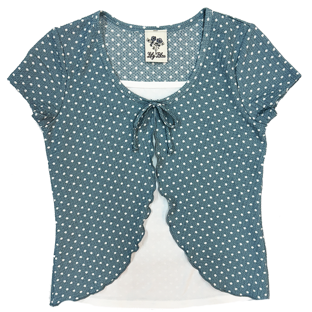 Josie Polka Dot Twofer Top – Lily Bleu