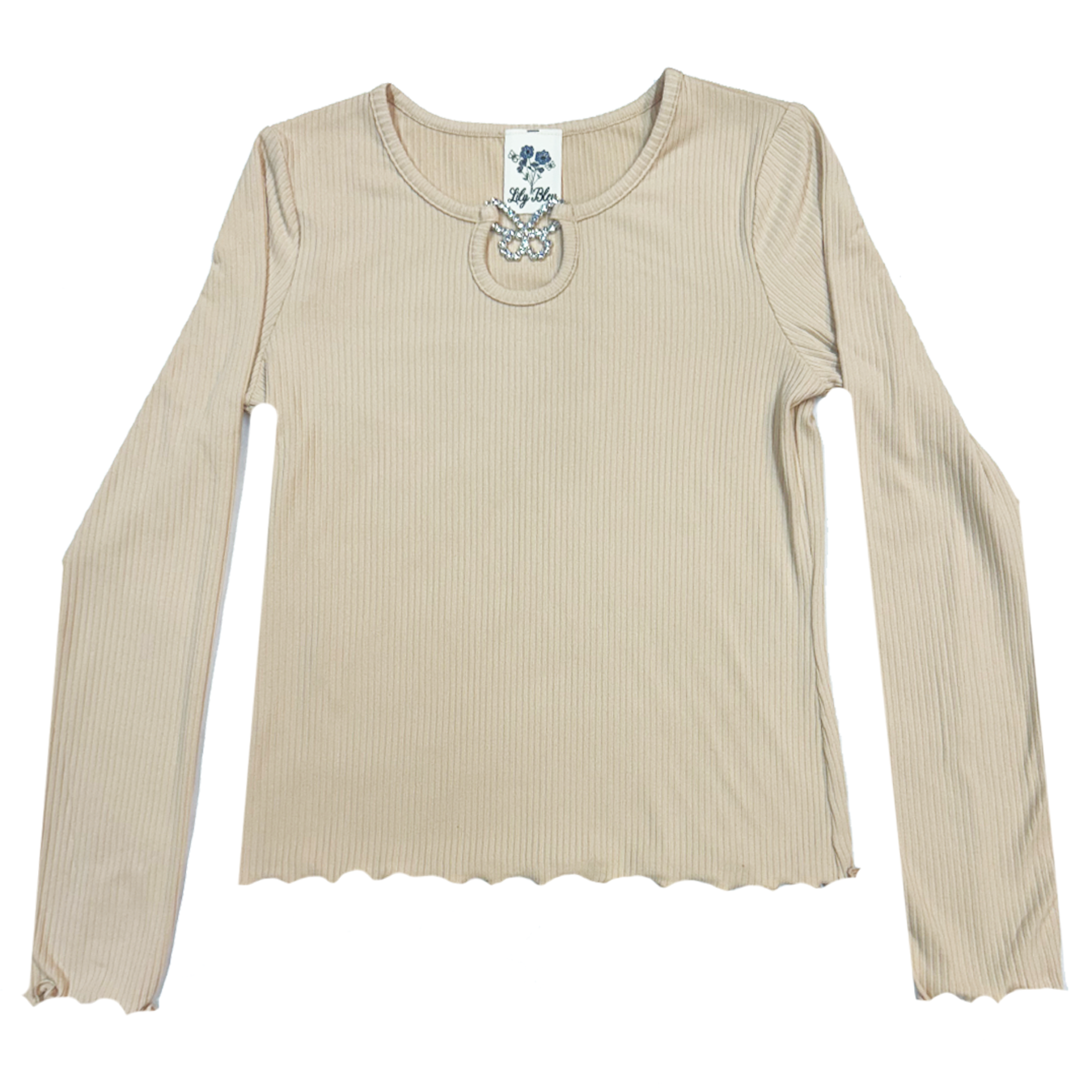 Alana Butterfly Tan Top