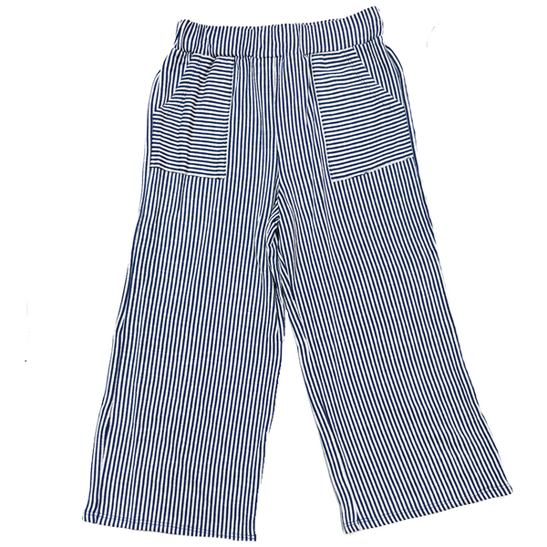 Ryanne Navy Striped Set