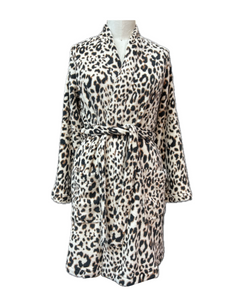 Barbara Ivory Leopard Lounge Robe