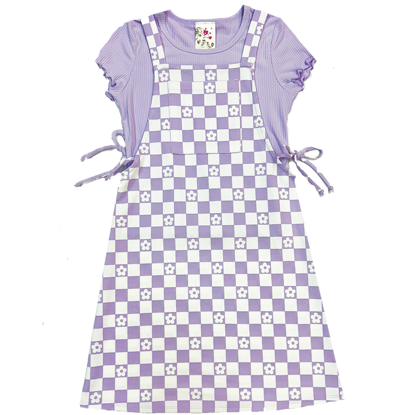 Alice Lavender Checkered Jumper