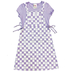 Alice Lavender Checkered Jumper