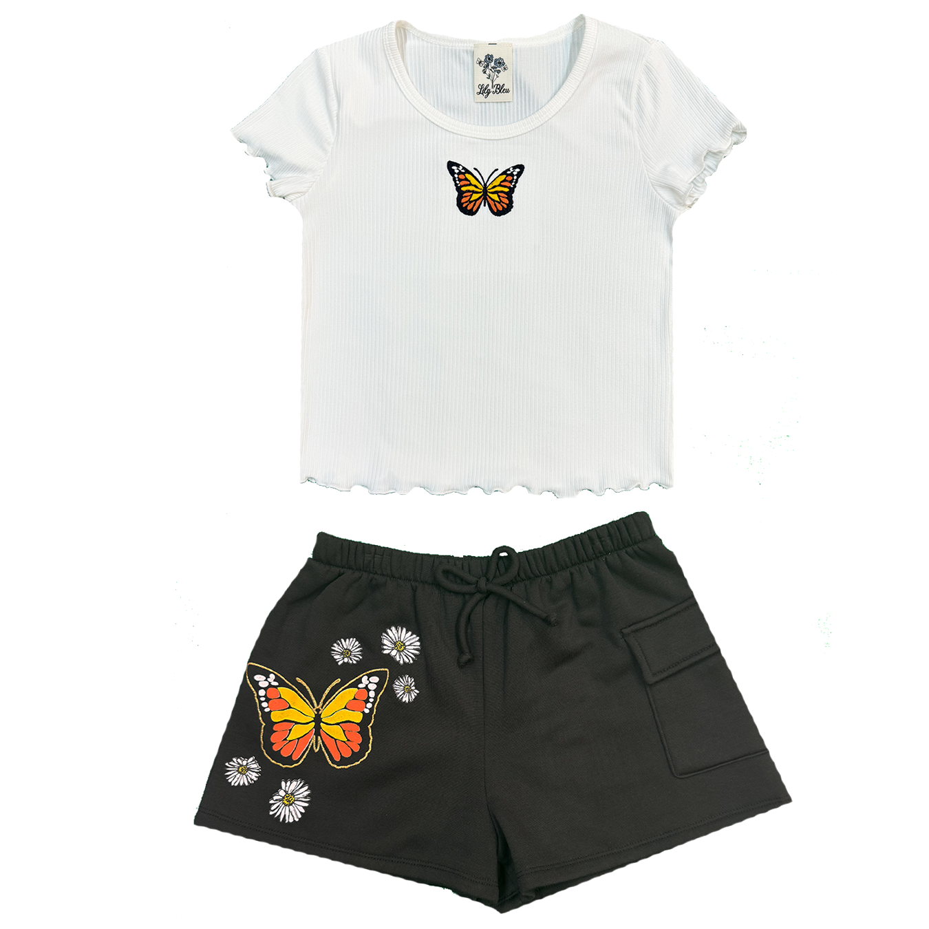 Aria Ivory Butterfly Cargo Set
