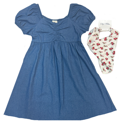 lily bleu beach dress Light Blue Midi Beach Dress