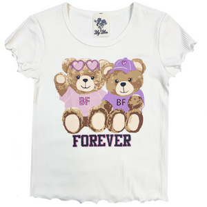 Emilee Ivory Bear Tot Top