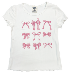 Emilee Ivory Bow Tot Top
