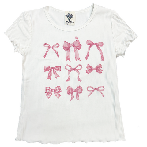 Emilee Ivory Bow Tot Top