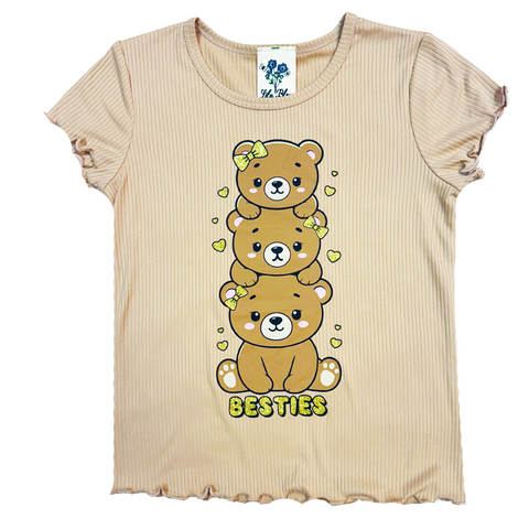 Emilee Tan Bear Besties Tot Top