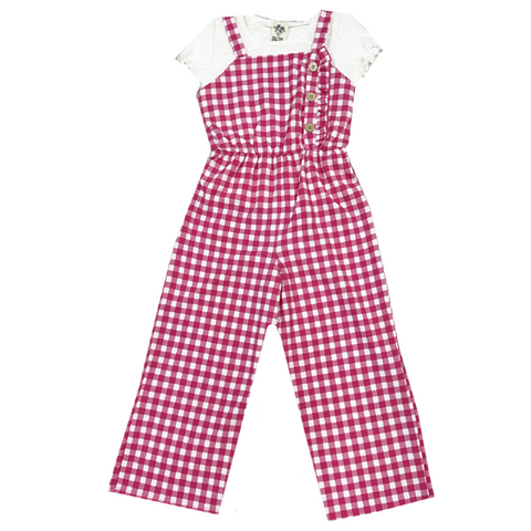 Layla Navy Striped Jumpsuit Lily Bleu