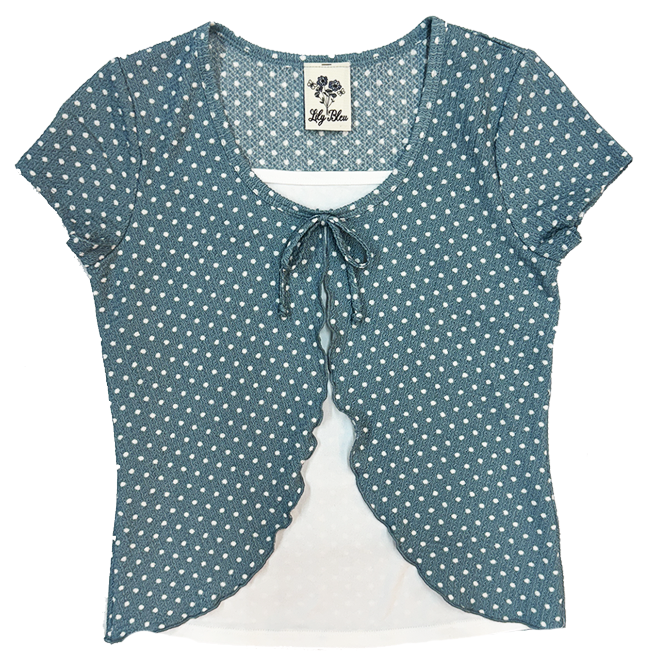 Josie Polka Dot Twofer Top – Lily Bleu