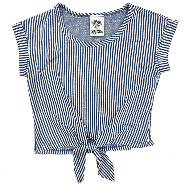 Ryanne Navy Striped Set