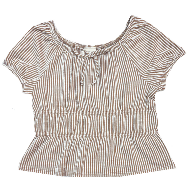 Sammy Striped Tan Lounge Set