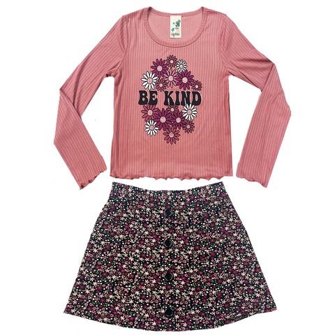 Emery Floral Skirt Set