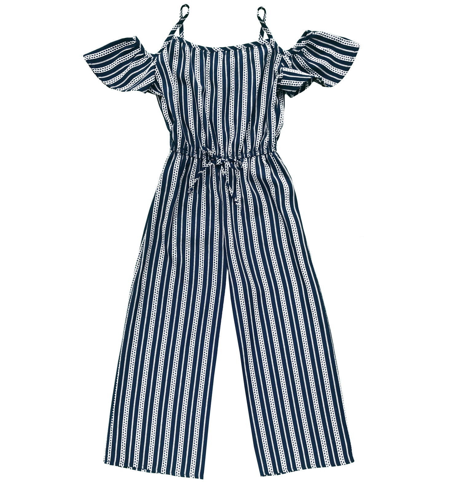 Jessie Navy Striped Jumpsuit